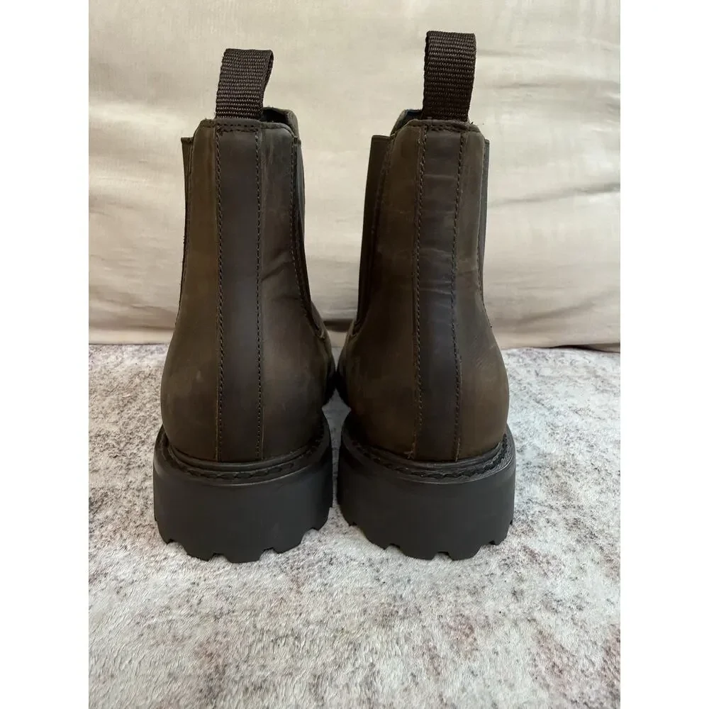 Thursday Boot Co. Legend Chelsea Boots Brown Leather Men's Size 11 Wide Heritage